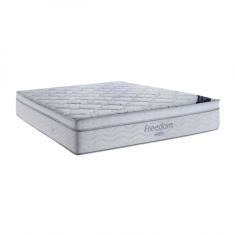 Colchão Queen Size Freedom Espuma D28 Molas Pocket Ortobom Branco