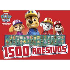 Patrulha Canina Prancheta para Colorir com 1500 Adesivos