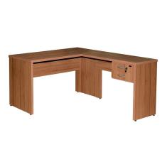 Mesa de Escritorio L 160 x 100 cm com Gavetas Metalúrgica Ubaense Nogueira