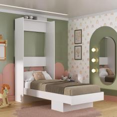 Cama Articulada Infantil/juvenil com Nicho Casatema Branco