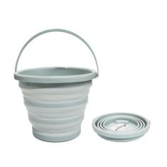 Balde De Silicone Retrátil Dobrável 10 Litros Unyhome