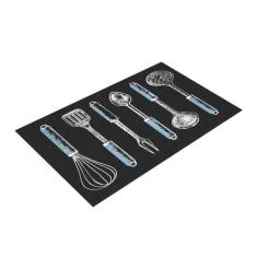 Capacho Cozinha Boss Acessories Pt 60x40 Antiderrapante - Style Brazil