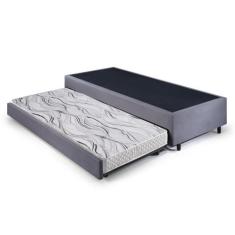 Bicama Box Solteiro 96x203 com Colchão Auxiliar Ecoflex - Cama inHouse