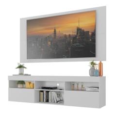 Rack com Painel para Tv até 65" Flórida Multimóveis Preto