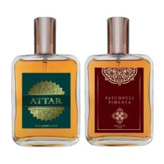 Kit Perfume Masculino - Attar + Patchouli Pimenta 100ml - Essência do 