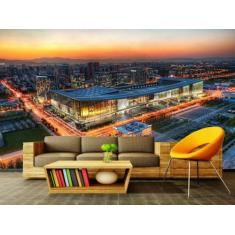 Papel de Parede Paisagens Cidade 111 - 1,50 X 2,50 - Voce Decorando