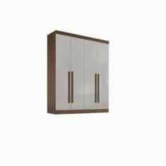 Guarda Roupas Solteiro Da Vinci Plus 4Pts 100% MDF DDoro Móveis - D Do