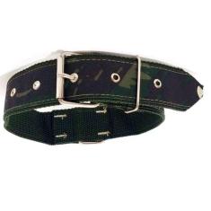 Coleira para cachorro nylon camuflada nº. 7 (50 cm a 62 cm) - Nica pet