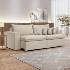 Sofá Retrátil 200cm Barcelona YesCasa