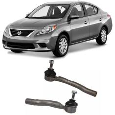 Terminal de Direção Nissan Versa Dianteiro 2012 Até 2016 Flex Automotive - O Par