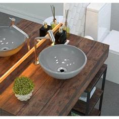 Kit Cuba R30 com Torneira Link 1062 Metal e Válvula 1 Polegada Compace Cinza