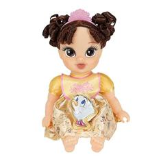 Boneca Belle Baby Deluxe com tiara e acessórios
