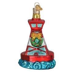 Old World Christmas Enfeite de vidro soprado para árvore de Natal