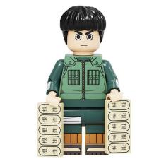 Boneco Blocos De Montar Rock Lee Naruto Mangá