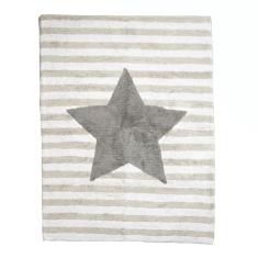 BUP BABY Tapete Estrela Cinza Cinza