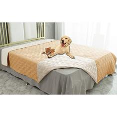Capa para cama de cachorro à prova d'água Ameritex cobertor de animal de estimação para sofá de cama de móveis, reversívelAmeritex 82x82 Inches