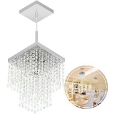 MARRYLUZ Pendente de Cristal Acrílico Marrycrillic Formidável - Branco - 20 cm x 20 cm x 130 cm - Ideal para Quartos, Sala de Estar, Jantar e Varanda