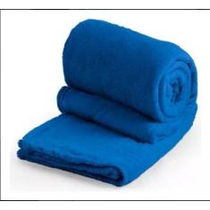 LENÇOL SOFT KING 3Pçs - BORGON, AZUL MÉDIO