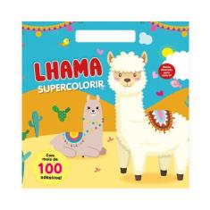 Livro - Supercolorir - Lhama: Crie e Encante com Mais de 100 Adesivos 