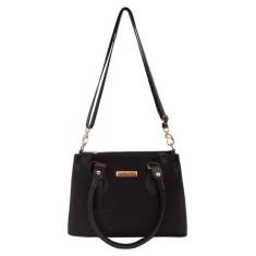 Bolsa Feminina Lateral Transversal  - Aryel, Preto