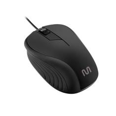 Mouse Com Fio Wave Conexão USB 1200dpi Cabo de 130cm 3 Botões Textura 