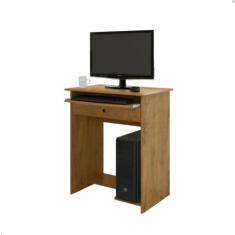 Escrivaninha Office Mesa De Computador Com Suporte De Teclado E Gaveta