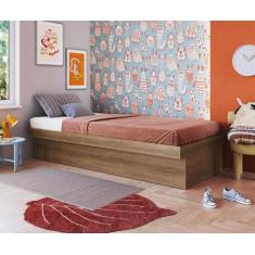 Cama Solteiro Box Baú Bogotá para colchões 78x188 cm CB1080 Art in Móv