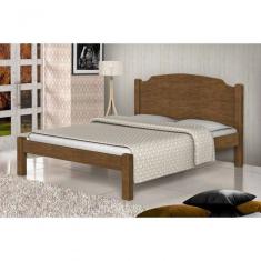 Cama Solteiro Maia Castanho Com Colchão