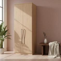 Módulo de Guarda Roupa 2 Portas 2 Gavetas Elegance Bege/Angelin - Móve