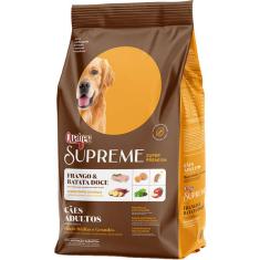 Ração Seca Quatree Supreme Frango e Batata Doce Cães Adultos Raças Médias e Grandes - 15 Kg
