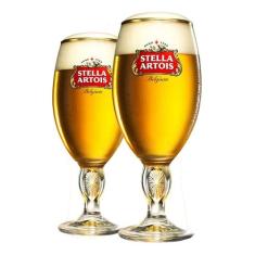 Jogo 02 Tacas Stella Artois Para Cerveja 250 Ml - Globimport