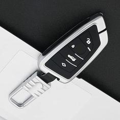 Porta-chaves do carro Capa de liga de zinco inteligente, adequada para Bmw F20 G20 G30 X1 X3 X4 X5 X5 G05 X6, Porta-chaves do carro ABS Smart porta-chaves do carro
