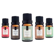 5 Essências Via Aroma 10 Ml Aromatizador Difusor Elétrico
