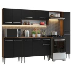 Armário de Cozinha Compacta 261 cm Emilly Madesa 09