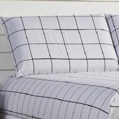 Jogo de Lençol Lines King Micropercal 3pç 80% Algodão 20% Poliéster - 