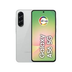 Smartphone Samsung Galaxy A56 128GB - Cinza, 5G, Câmera Tripla 50MP, RAM 8GB, Tela 6.7&quot;