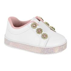 Tênis Menina Bebe Molekinha Slip On Elastico 2131.102