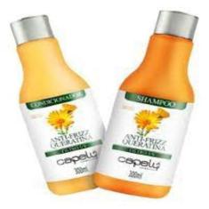 Kit Shampoo E Condicionador Anti Frizz E Queratina Capely