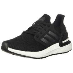 adidas Tênis de corrida feminino Ultraboost 20 DNA, Preto/Metálico Noturno/Branco, 34