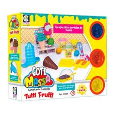 Massinha de Modelar - Coti Massa - Tutti Frutti - Sorveteria - Cotiplá