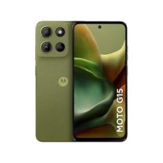 Smartphone Motorola Moto G15 256GB 4G 4GB RAM 6,7" Câm. Dupla Selfie 8MP-Unissex