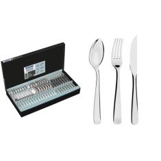 Faqueiro Tramontina Pacific em Aço Inox 48 Peças, Prata, 48