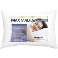 Travesseiro Fibras Siliconadas Max Malha p/Fronha 50x70 (48x68) - Orto