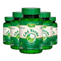 Kit 3 Chá verde com vitamina A, C e E 120 cápsulas Unilife