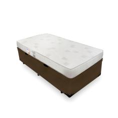 Cama Box Com Baú Solteiro + Colchão De Espuma D23 - Ortobom -
