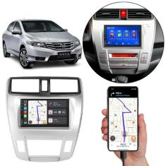 Multimídia 7 Polegadas City 2009-2014 MP5 Android-Auto/Carplay + Moldu