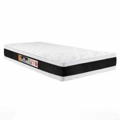 Colchão Solteiro Castor Black e White Air Double Face D45 88x188x27 Pr
