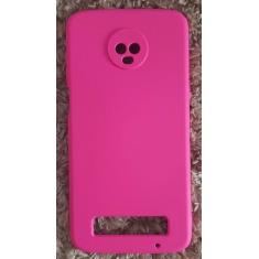 Capa Capinha Case Motorola Moto Z3 Play Aveludado com proteção de câme