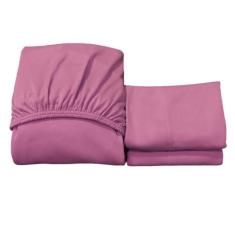 Lençol Casal Com Elástico Liso + Fronha Malha Gel - jgm confecções, RO