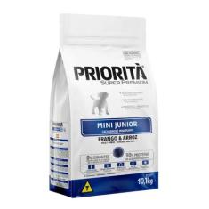 Ração Para Cães Mini Junior Raças Pequenas Filhotes Priorita Sabor Fra